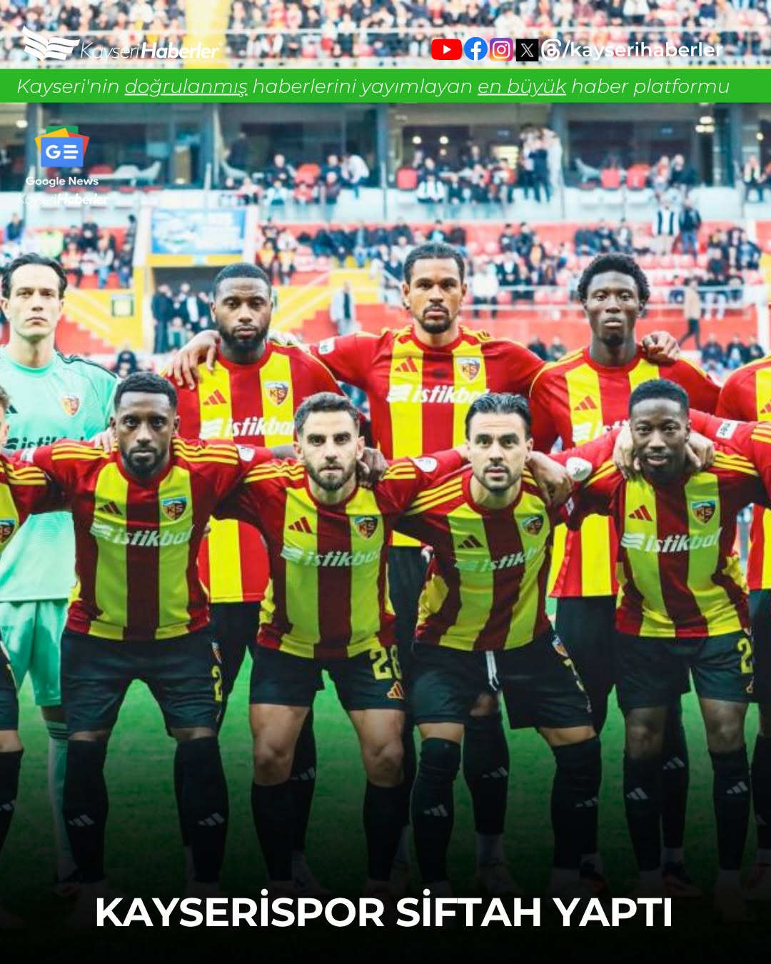 Kayserispor Sezondaki İlk Galibiyetini Aldı: Kasımpaşa'yı 3-2 Mağlup Etti