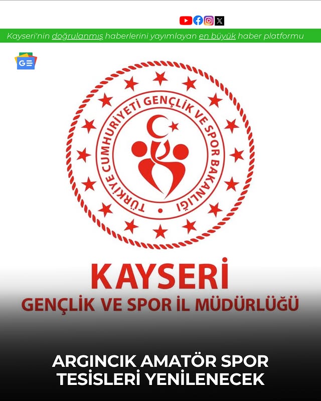 Kayseri Argıncık Amatör Spor Tesisleri'nde Bakım ve Onarım İhalesi