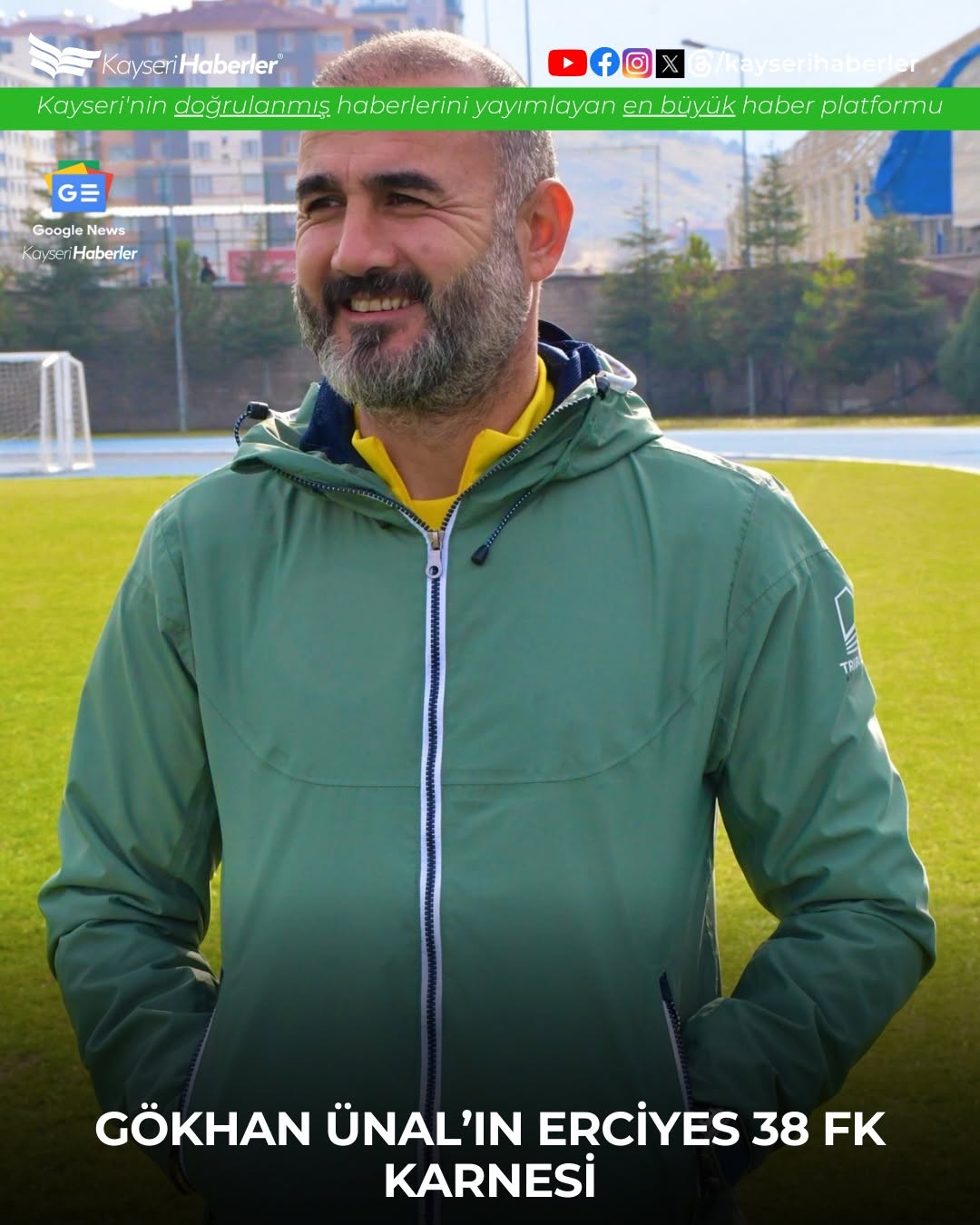 Erciyes 38 FK'da Gökhan Ünal Dönemi Sona Erdi