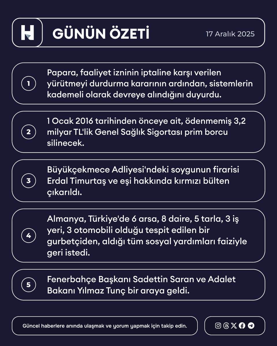 17 Aralık 2025 Gündem Özeti: Bugünün Öne Çıkan Politik Gelişmeleri