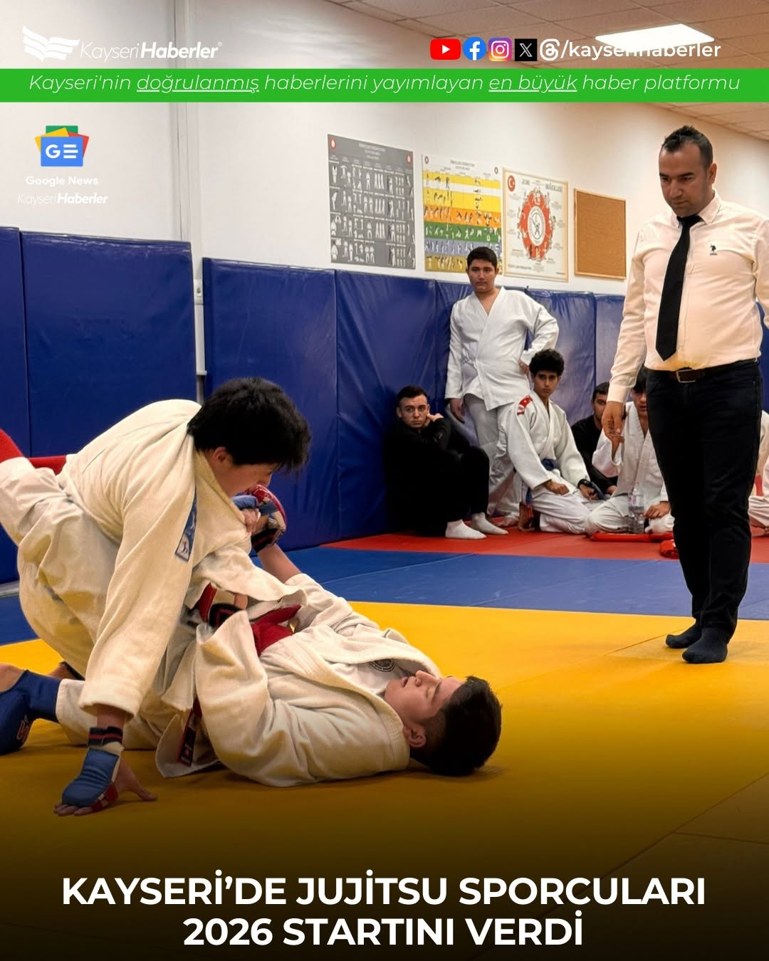 Kayseri, 2026 Jujitsu Şampiyonları İçin Seçmeleri Tamamladı
