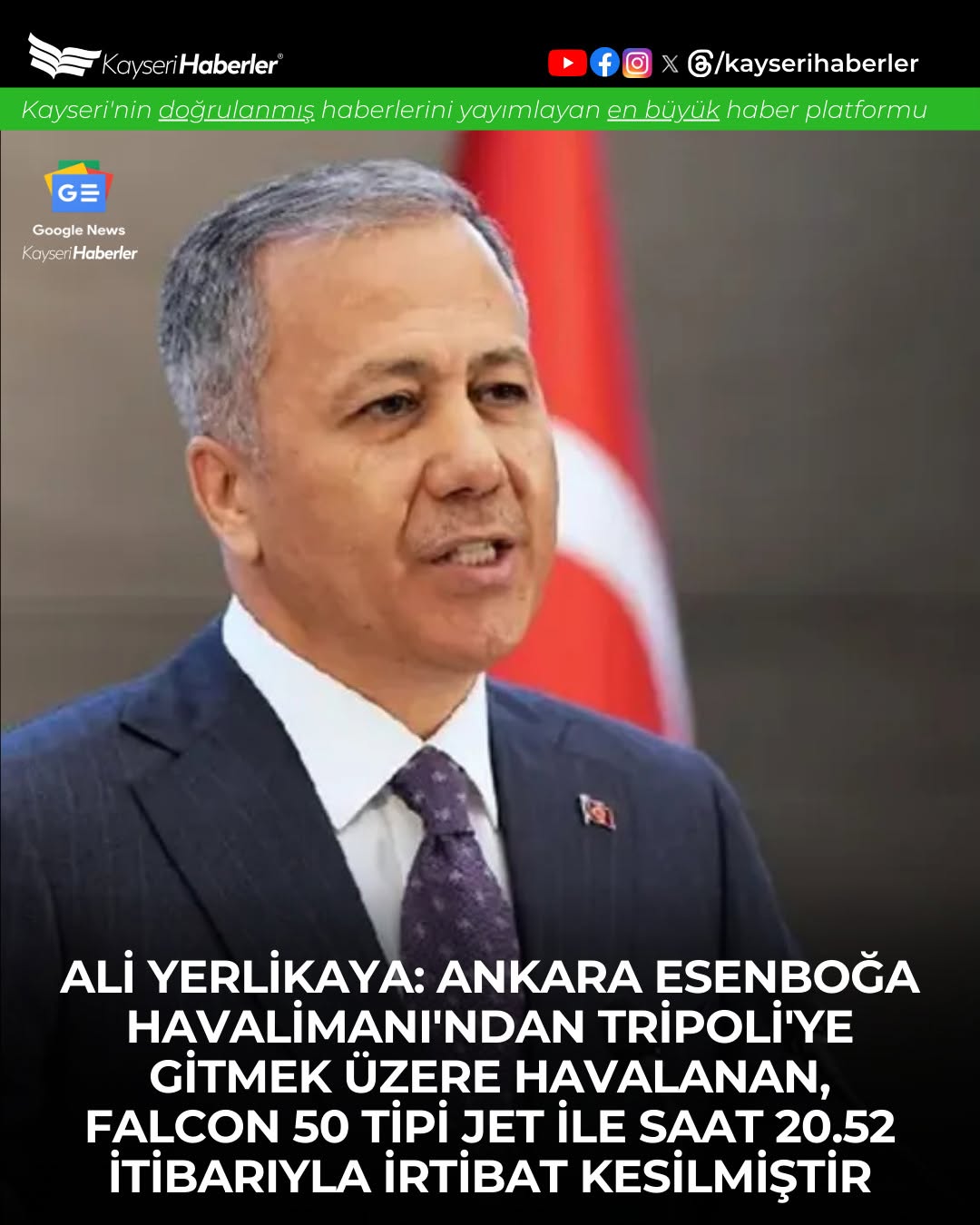 Libya Genelkurmay Başkanı'nın Bulunduğu Uçakla İrtibat Kesildi