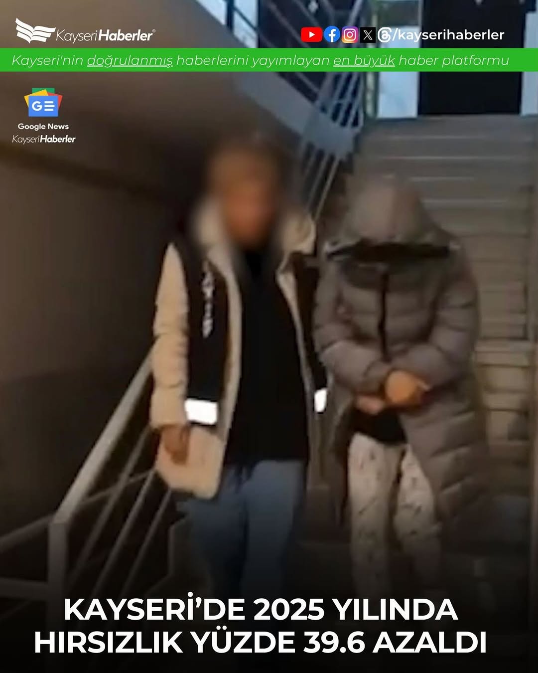Kayseri'de Hırsızlık Olaylarında Büyük Düşüş: Suçların Yüzde 85'i Aydınlatıldı
