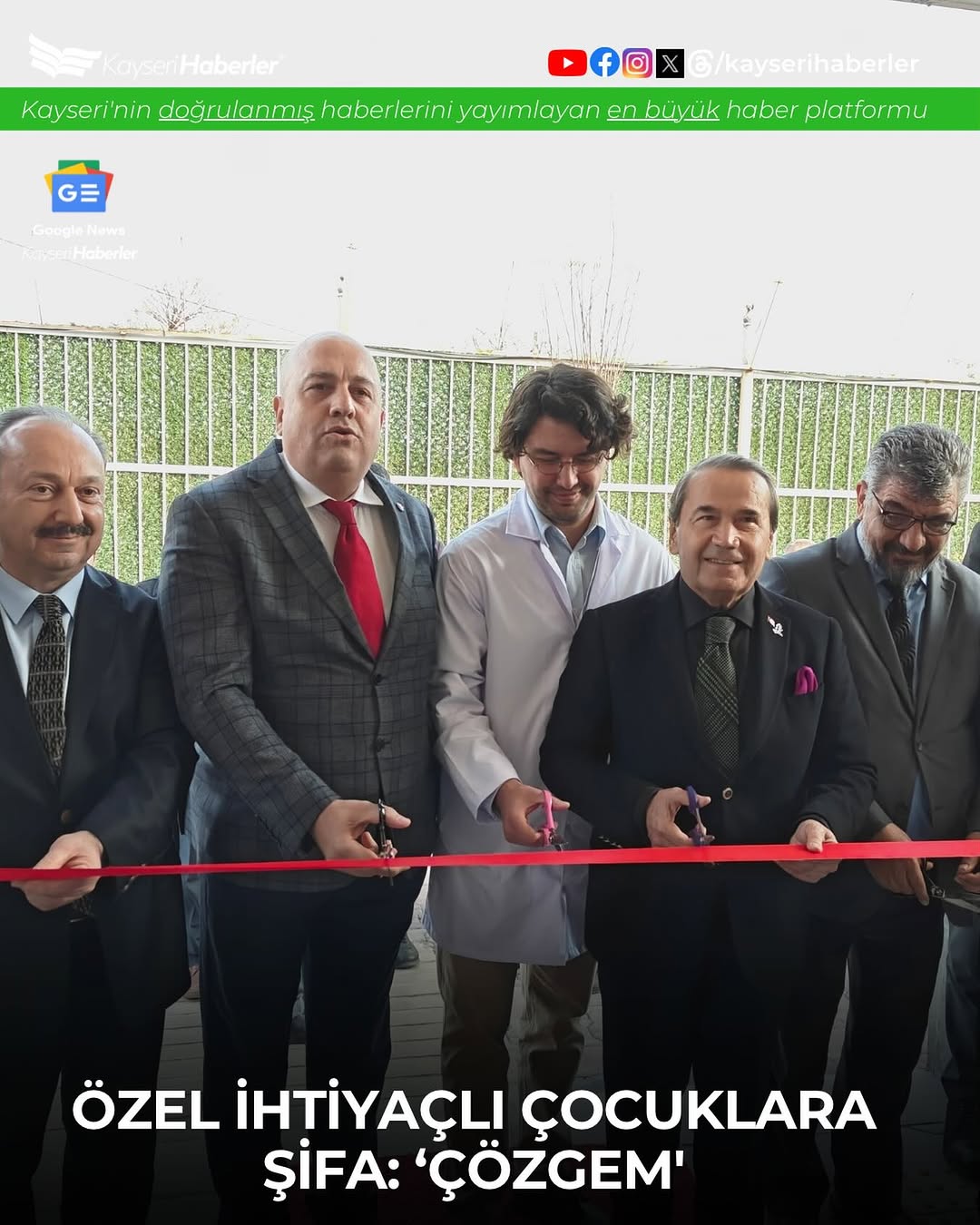 Kayseri'de ÇÖZGEM Açıldı: Çocuk ve Genç Ruh Sağlığına Çok Disiplinli Yaklaşım