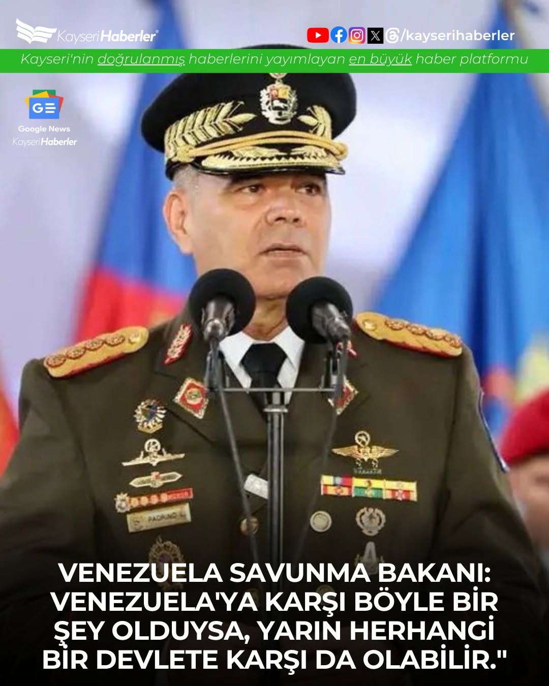 Venezuela Savunma Bakanı'ndan Çarpıcı Açıklama: Cumhurbaşkanı Maduro Kaçırıldı