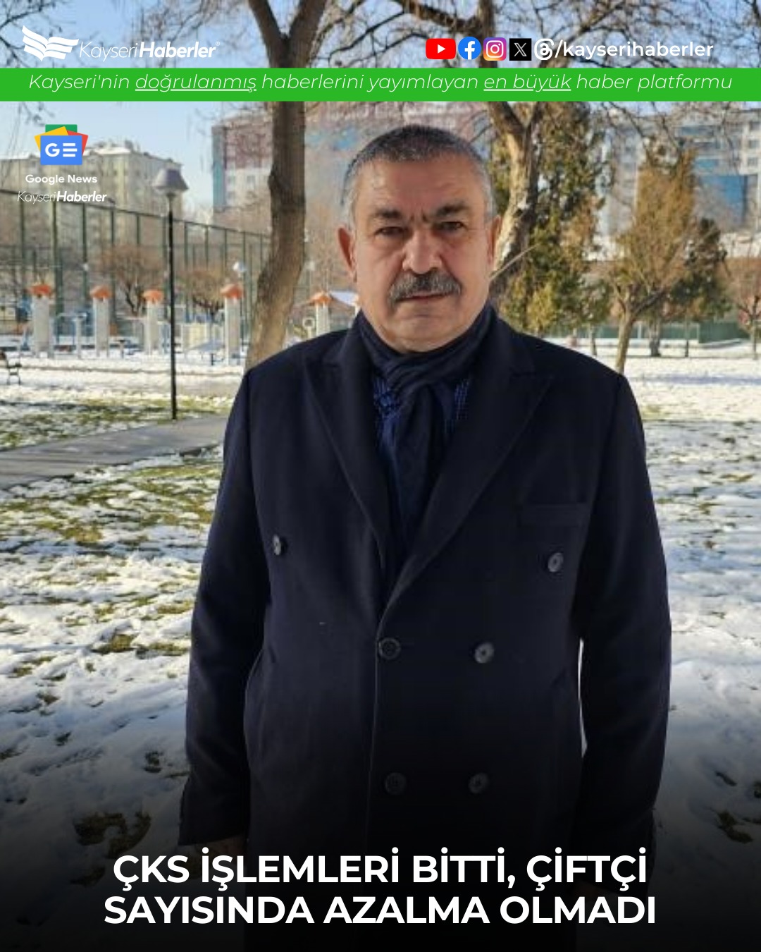 Kayseri'de Çiftçi Kayıt Sistemi İşlemleri Başarıyla Tamamlandı