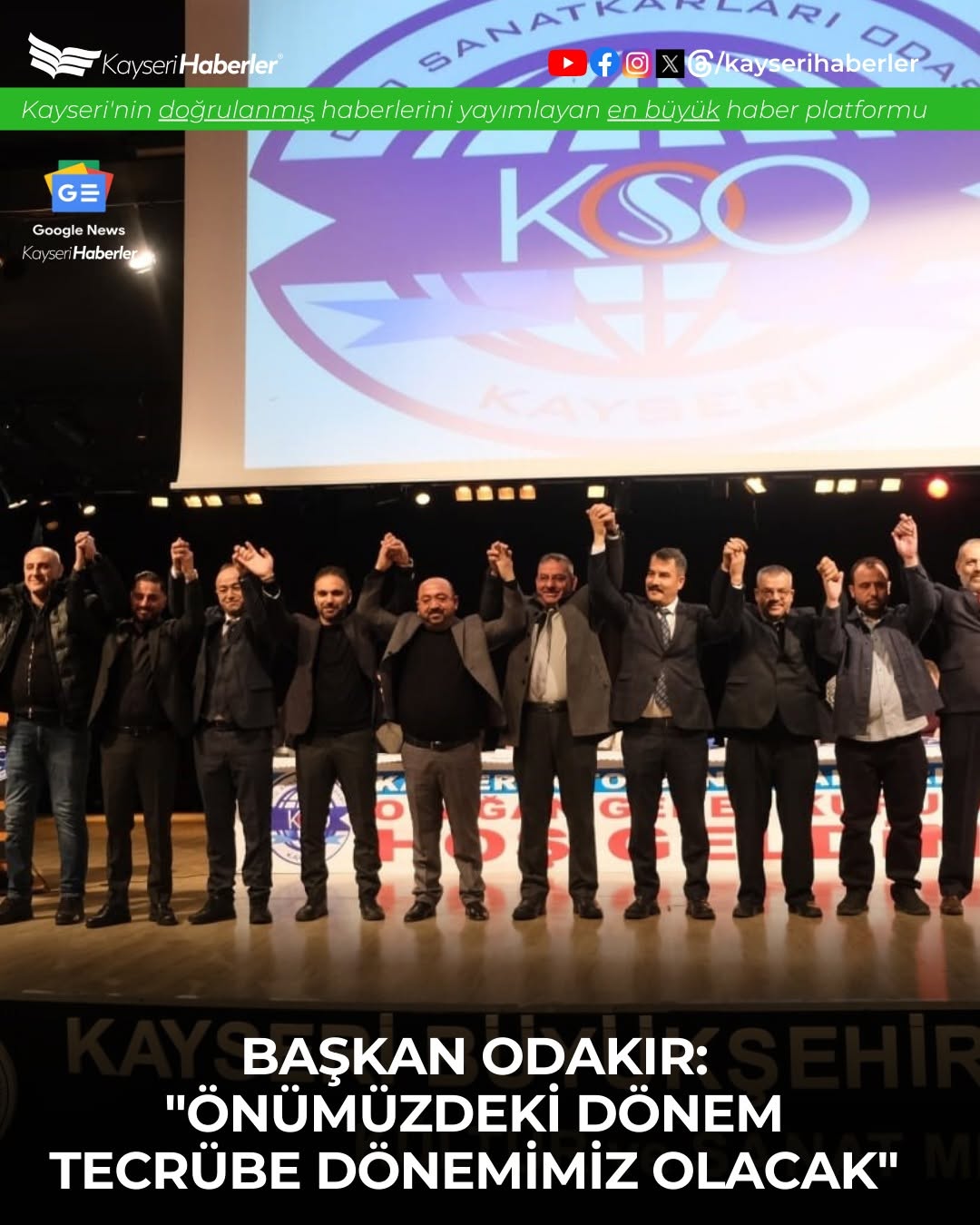 Kayseri Oto Sanatkarlar Odası Başkanı Şeyhi Odakır, Dördüncü Kez Seçildi