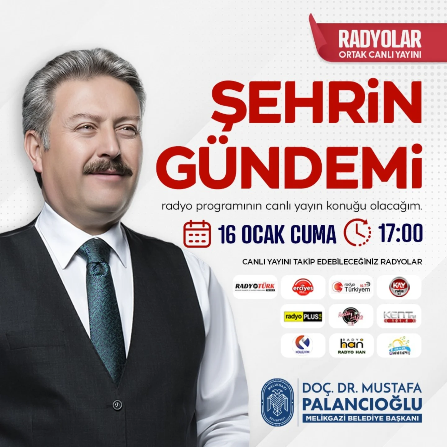 Kayseri Melikgazi Belediye Başkanı, 