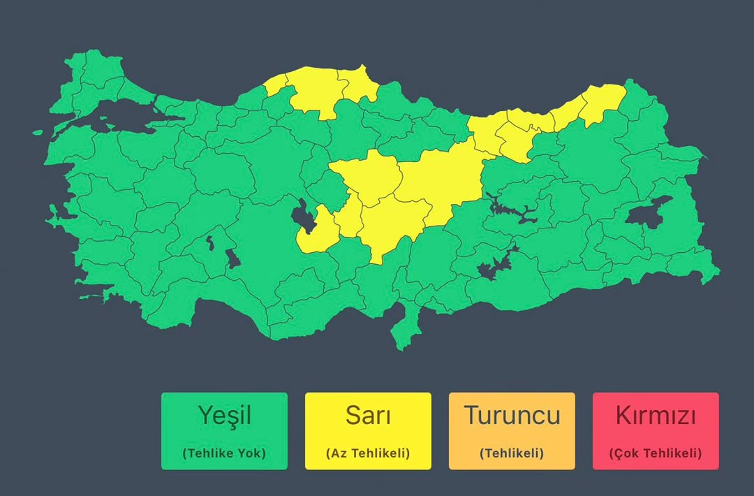 Karadeniz ve İç Anadolu'da Kuvvetli Kar Yağışı Bekleniyor