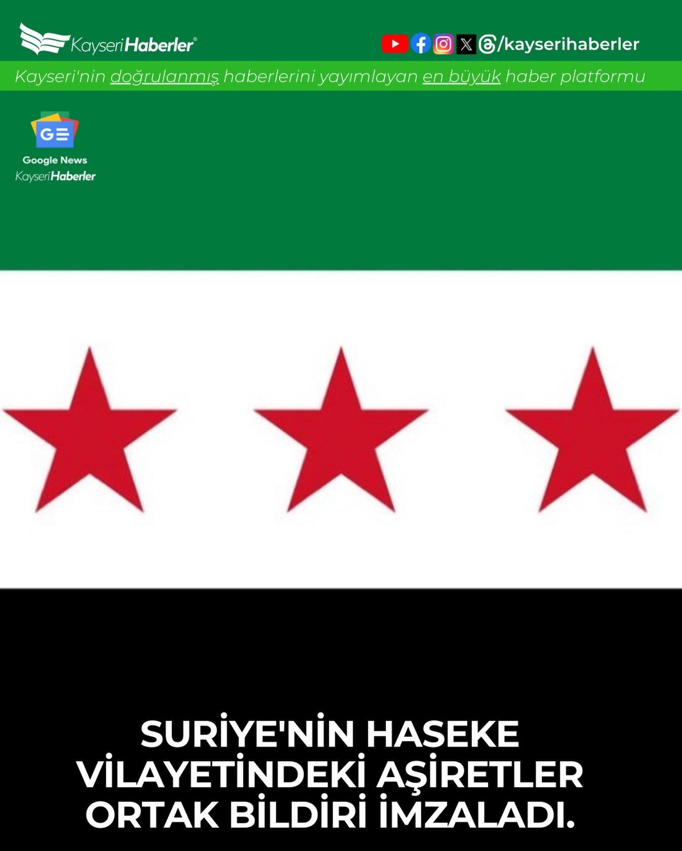 Suriye'nin Haseke Vilayetindeki Aşiretlerden Ortak Bildiri: Çocuklarımızı Askeri Oluşumlardan Çekiyoruz