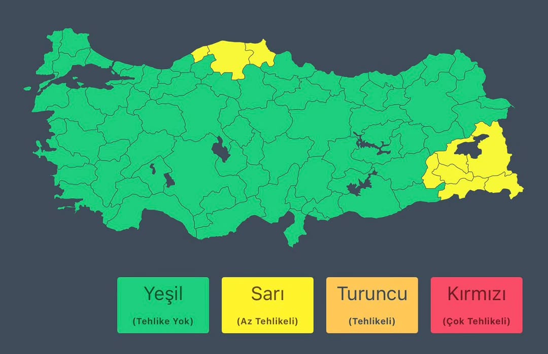 Batı Karadeniz ve Doğu Anadolu'da Kuvvetli Kar Yağışı Bekleniyor