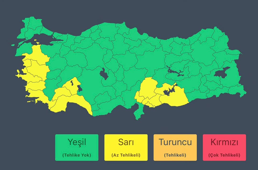 Meteorolojiden Kritik Hava Uyarısı: 22 Ocak'ta 7 İlde Çok Kuvvetli Yağış Bekleniyor