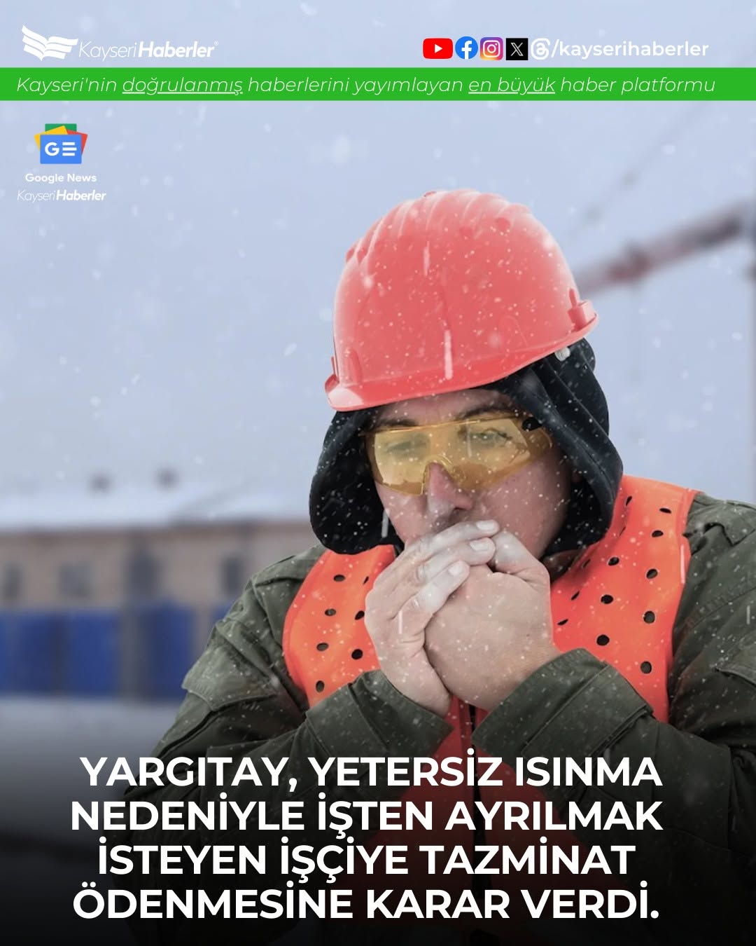 Yargıtay'dan Çalışanlar İçin Emsal Karar: İşyerinde Yetersiz Isınma Tazminat Sebebi