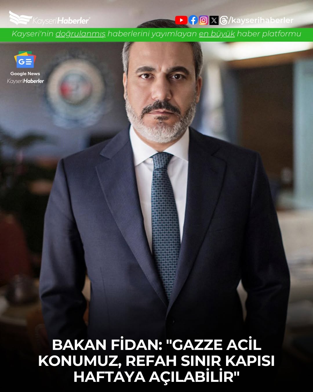 Gazze için Önemli Gelişme: Refah Sınır Kapısı Açılıyor