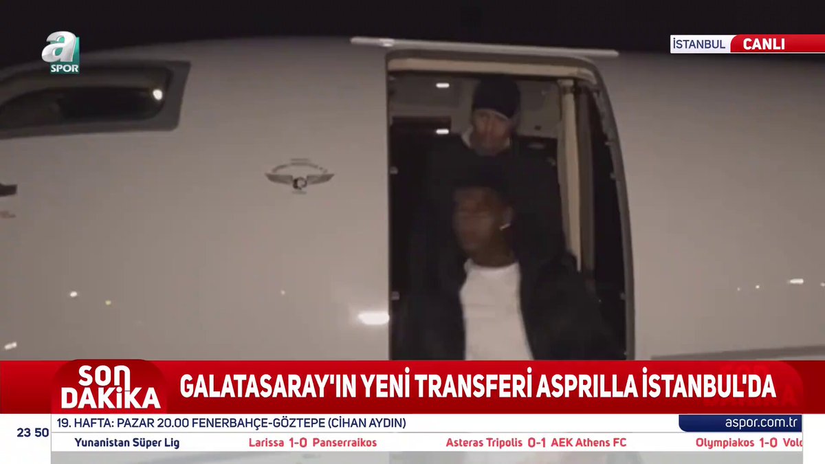 Galatasaray'ın Yeni Transferi Yaser Asprilla İstanbul'a Ulaştı