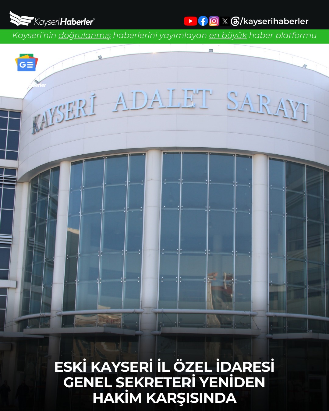 Kayseri'de Eski Genel Sekreterin Yargılanmasında Mal Varlığına Tedbir Talebi Reddedildi