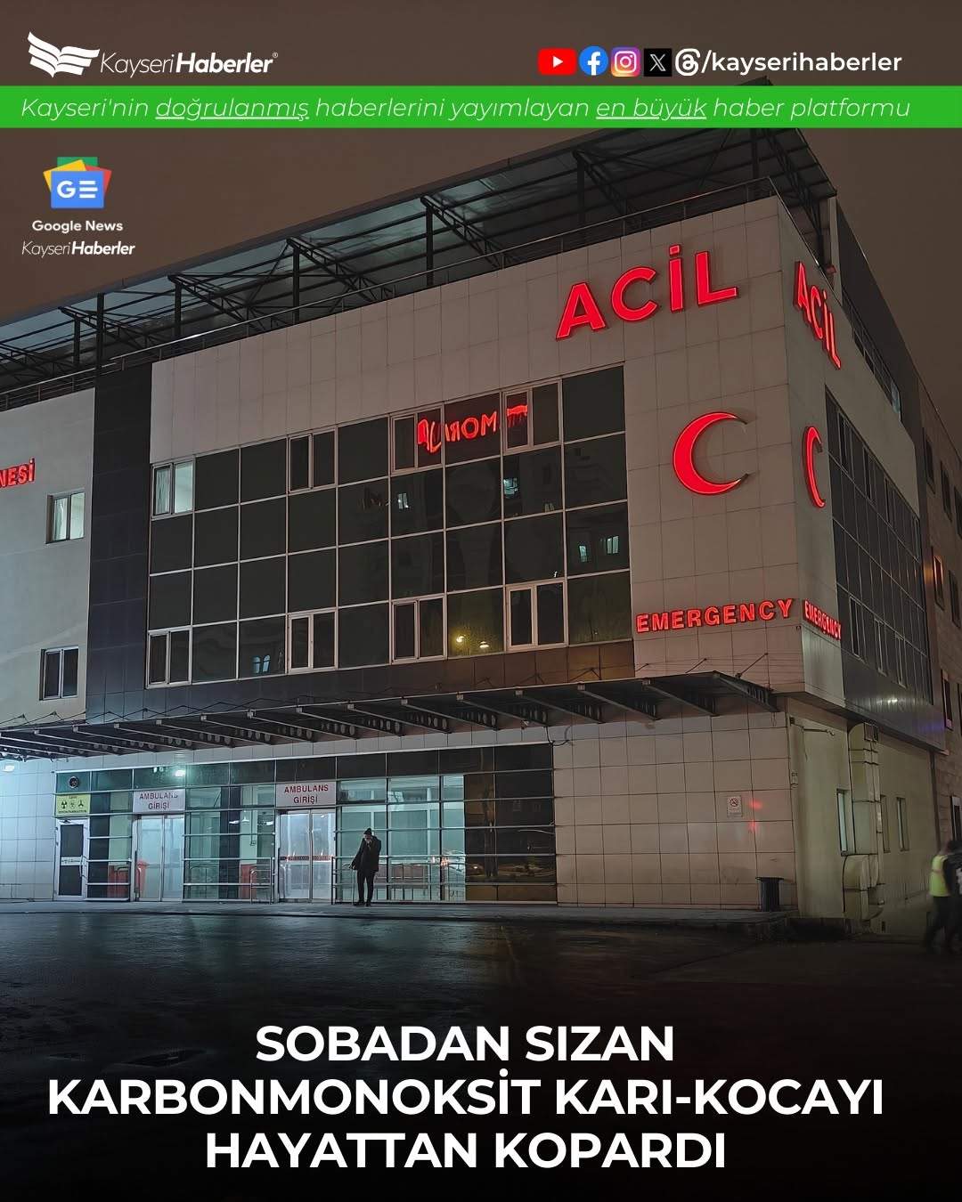 Özvatan'da Karbonmonoksit Zehirlenmesi: Bir Aile Faciası