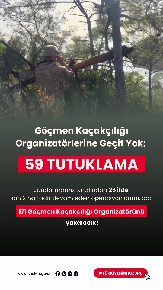 Göçmen Kaçakçılığına Büyük Darbe: 26 İlde Operasyon, 59 Tutuklama