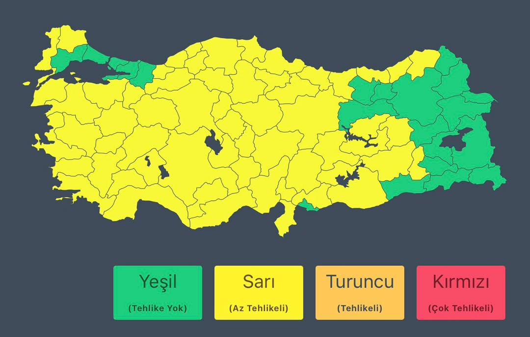 Türkiye'yi Etkileyecek Yoğun Yağış ve Fırtına Uyarısı: 30 Ocak Cuma Hava Durumu