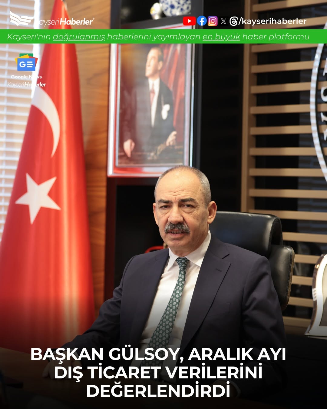 Kayseri'den İhracat Rekoru: 2025 Yılında 3,85 Milyar Dolara Ulaştı