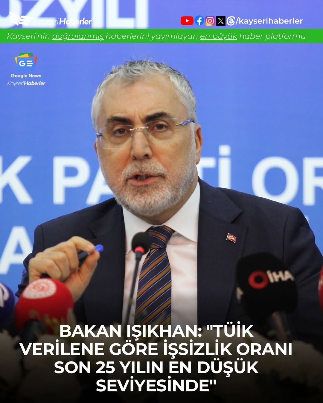 Türkiye'de İşsizlik Oranı Son 25 Yılın En Düşük Seviyesinde