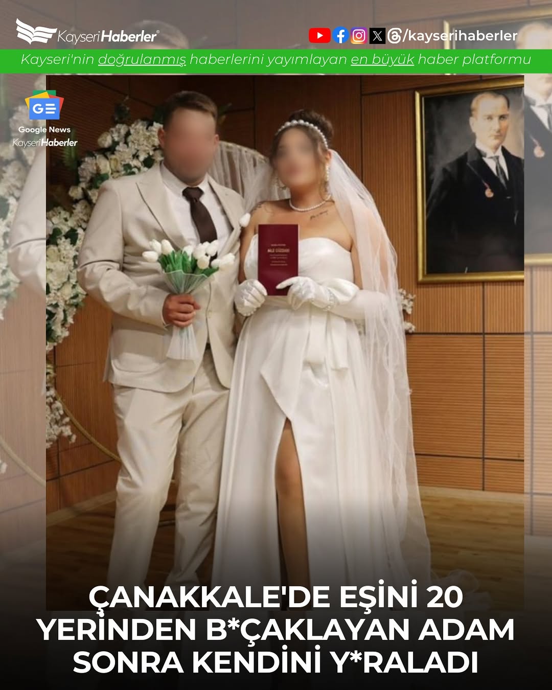 Kayseri'de Çift Arasındaki Tartışma Bıçaklı Saldırıyla Sona Erdi