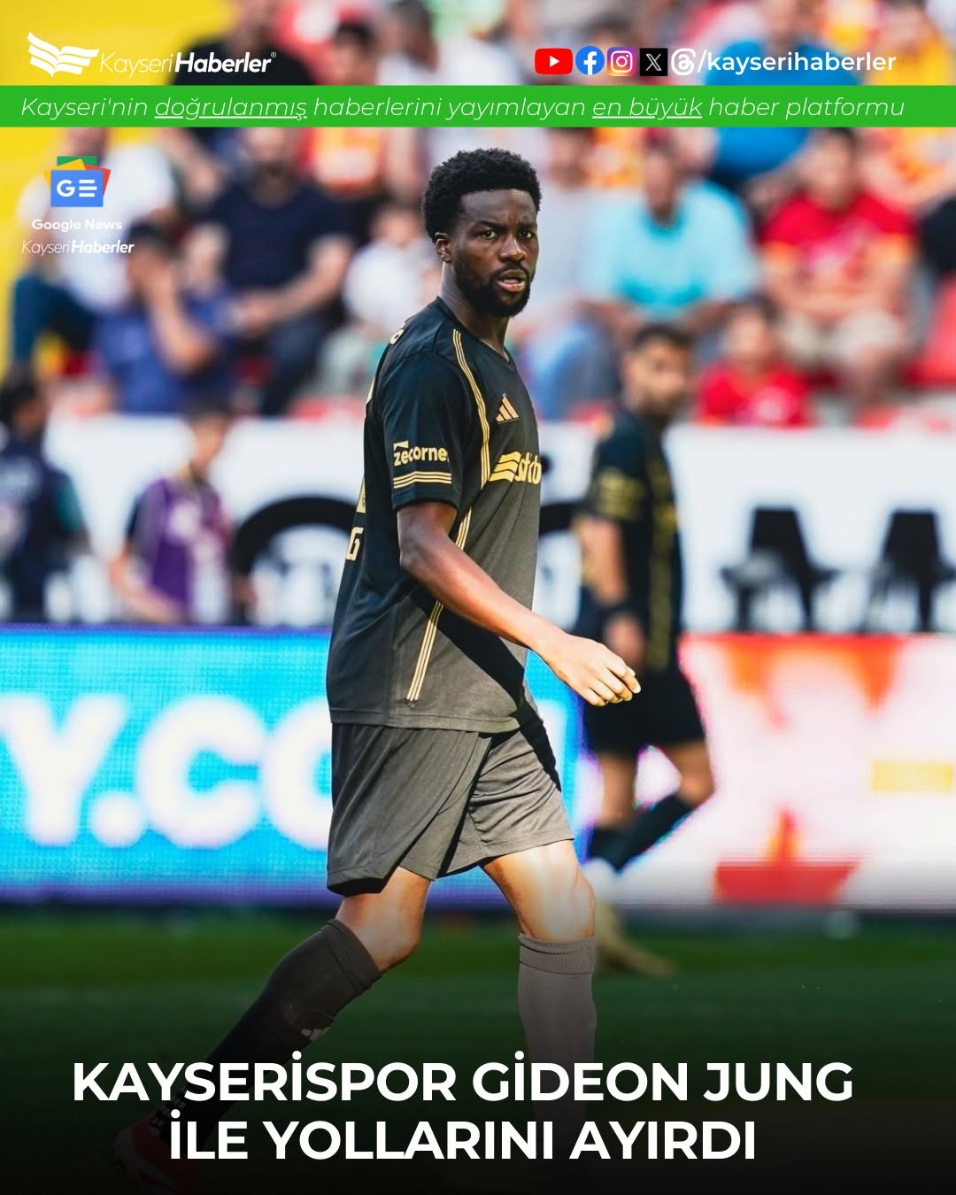 Kayserispor, Gideon Jung ile Yollarını Ayırdı