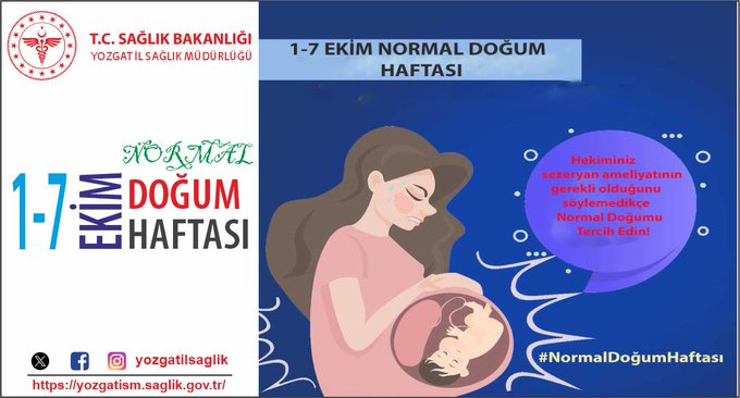 Yozgat İl Sağlık Müdürlüğü, Hamilelere Normal Doğumun Önemini Vurguladı