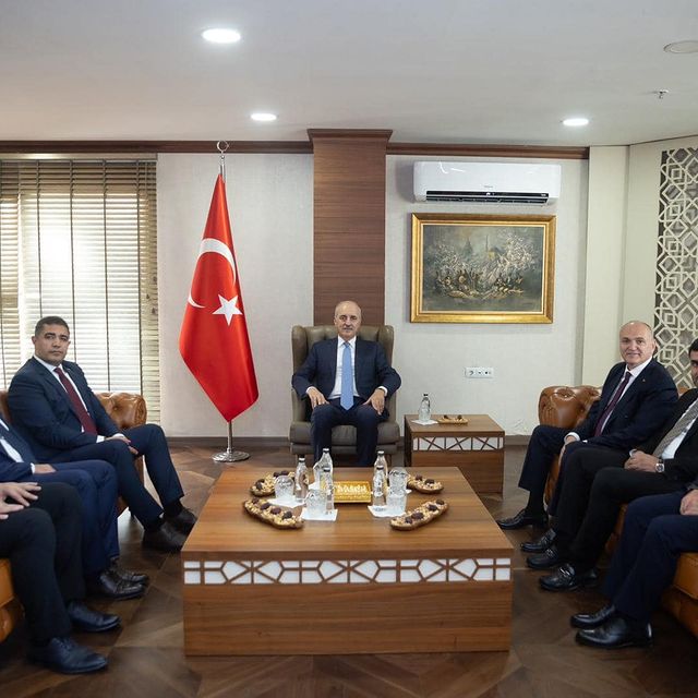 TBMM Başkanı Numan Kurtulmuş Düzce Belediyesi'ni Ziyaret Etti