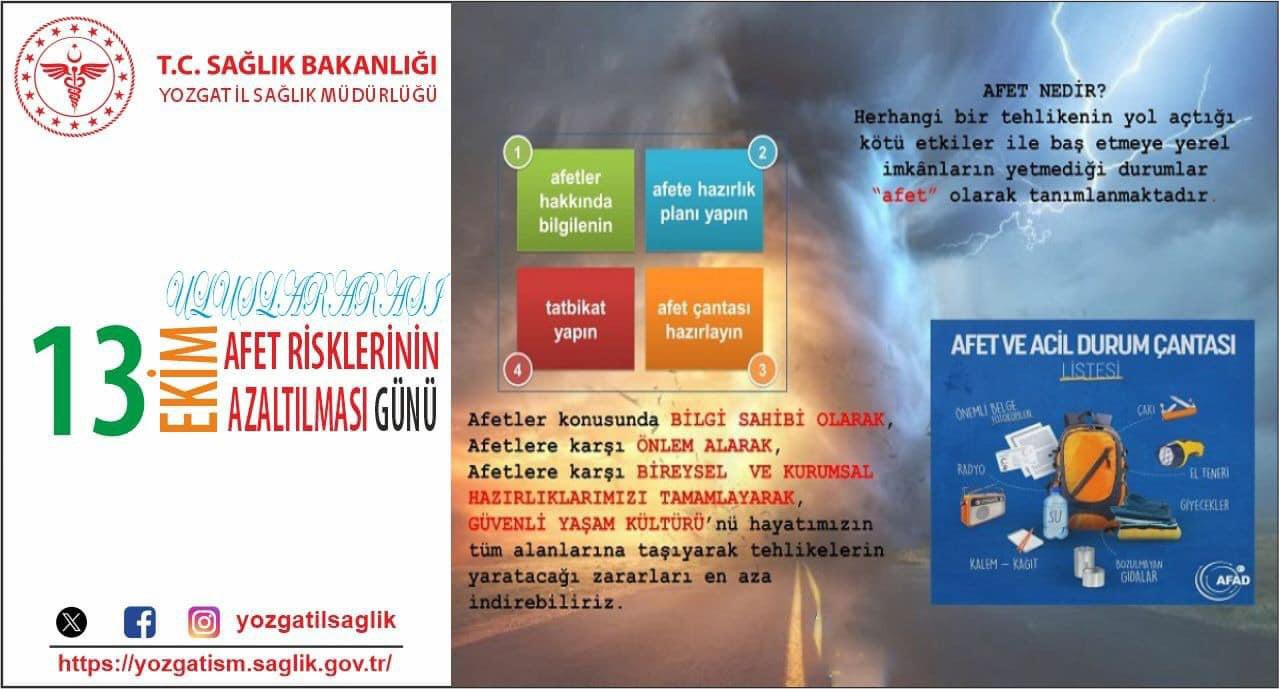 Uluslararası Afet Risklerinin Azaltılması Günü