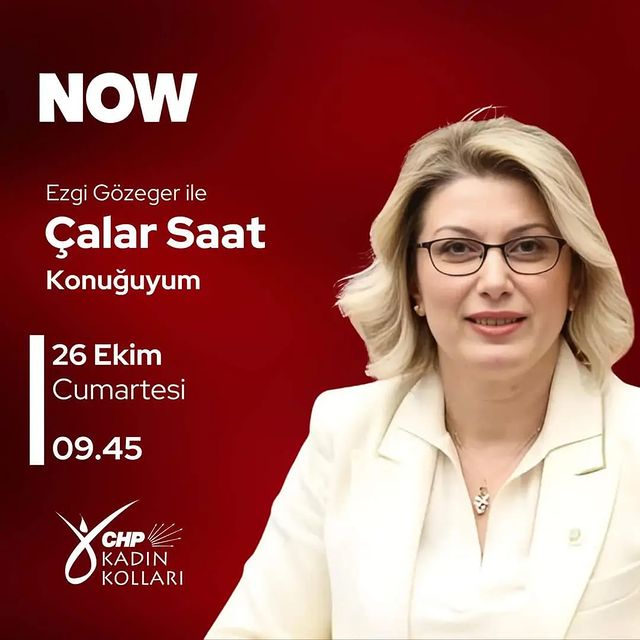 Cumhuriyet Halk Partisi Kadın Kolları Genel Başkanı Asu Kaya, Now TV'de Programa Katılıyor