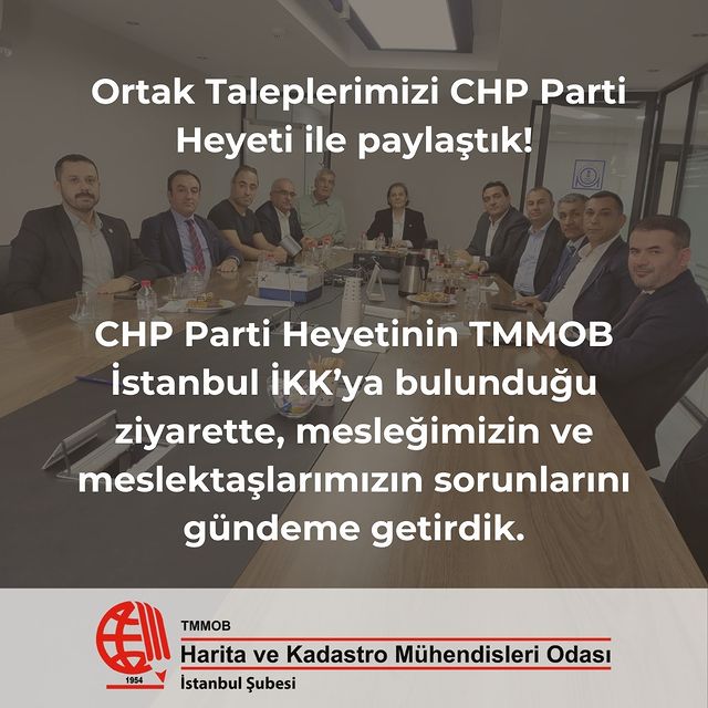 CHP Parti Heyeti HKMO İstanbul Şubesi'ni Ziyaret Etti