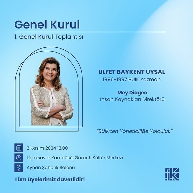 Boğaziçi Üniversitesi İşletme ve Ekonomi Kulübü 1. Genel Kurul Toplantısı