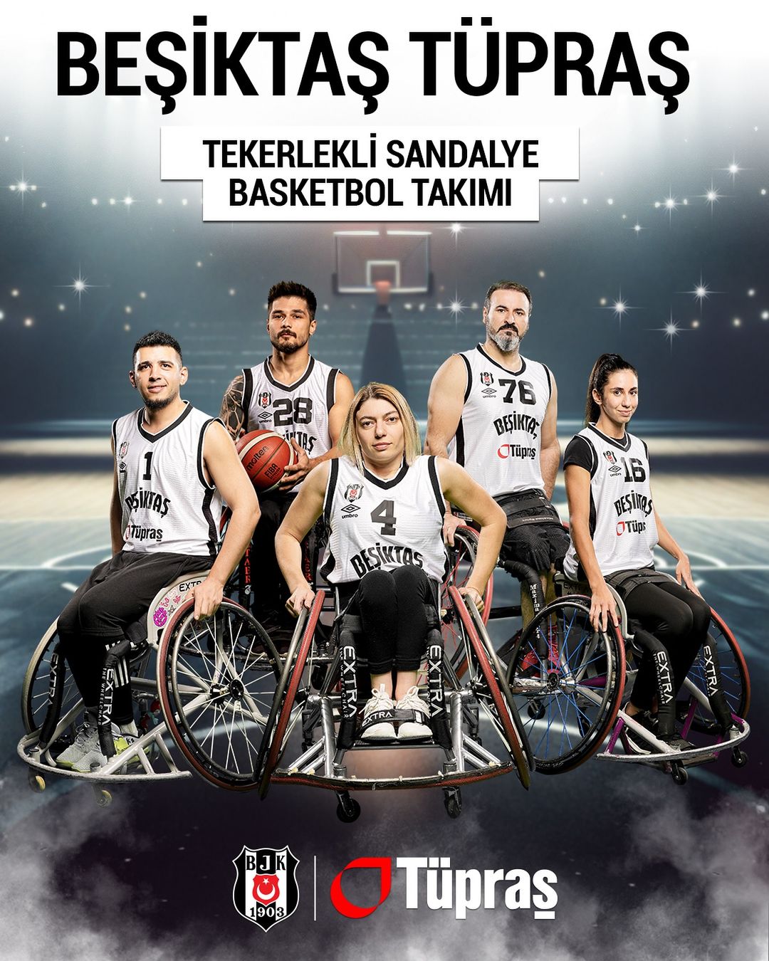 Tüpraş, Beşiktaş Tekerlekli Sandalye Basketbol Takımı'nın Sponsorluğunu Üstlendi