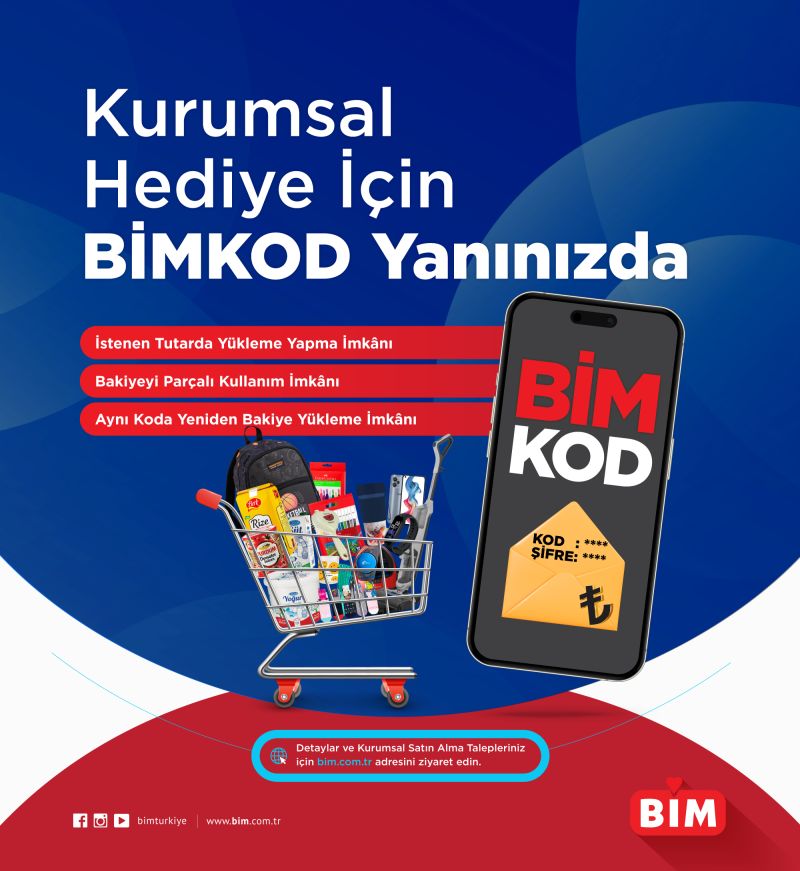 BİM, Kurumsal Hediyelik Ürünlerde Yeni Bir Hizmet Sunuyor