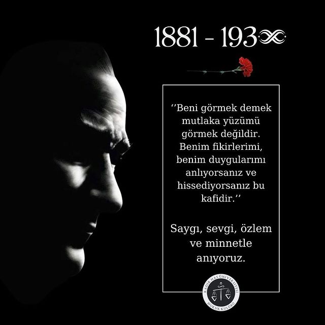 Kadir Has Üniversitesi Hukuk Kulübü, Atatürk'ü Anma Etkinliği Düzenledi