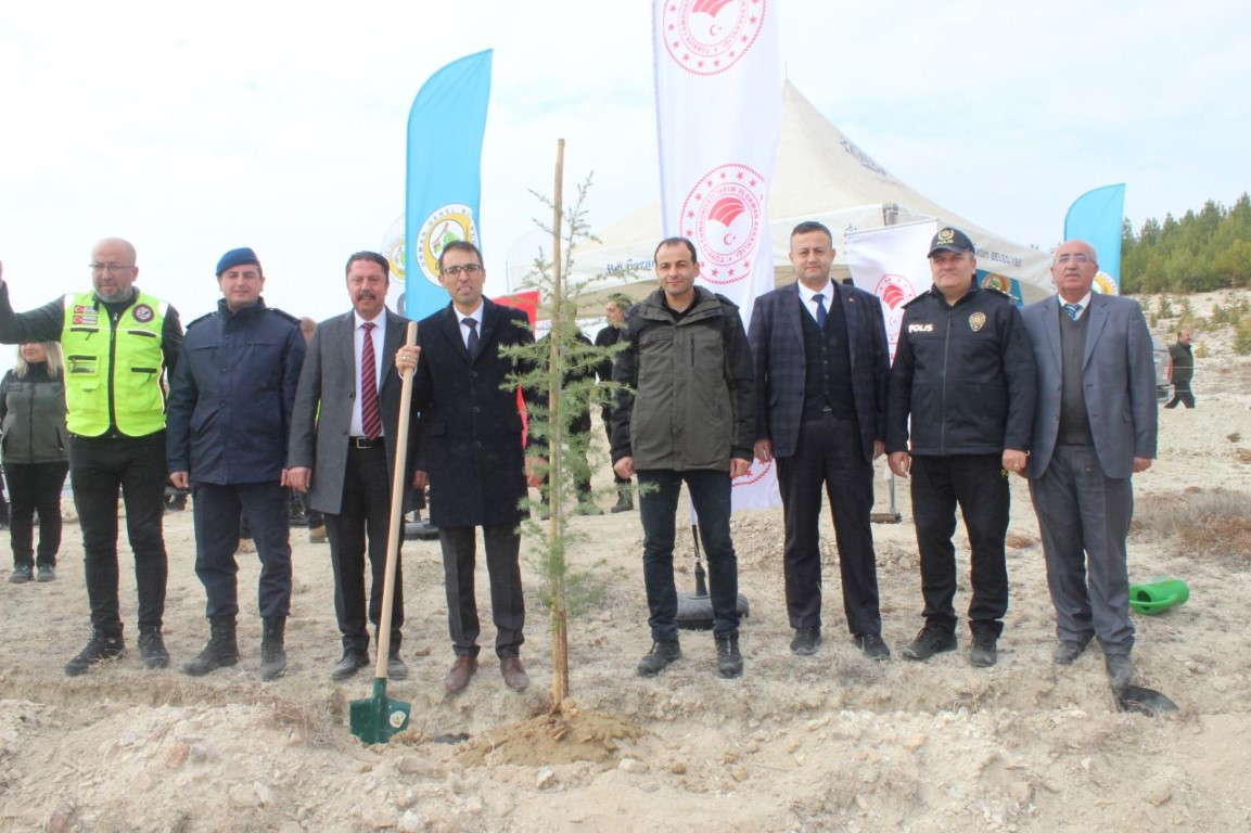 Milli Ağaçlandırma Günü'nde Beypazarı'da Geleceğe Nefes Dünyaya Nefes Ağaç Dikim Etkinliği Gerçekleştirildi