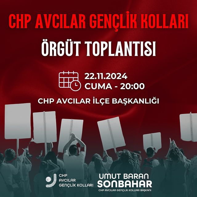 Cumhuriyet Halk Partisi Gençlik Kolları Toplantısı