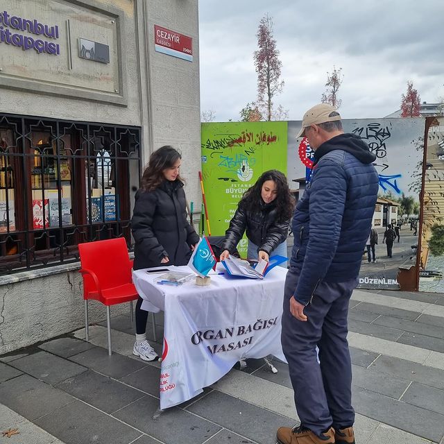 Beşiktaş Meydanı’nda Organ ve Doku Bağışı Farkındalığı