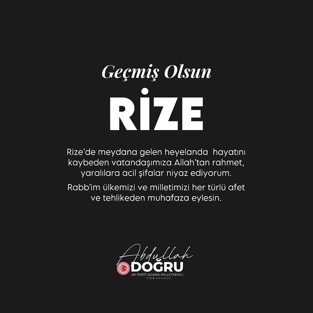 Rize'de Heyelan Sonucu Bir Vatandaş Hayatını Kaybetti