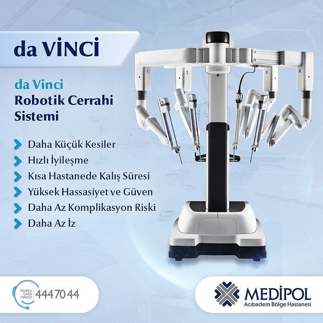 Medipol Acıbadem Bölge Hastanesi, da Vinci Robotik Cerrahi Sistemi ile sağlık alanında yeniliklere imza atıyor