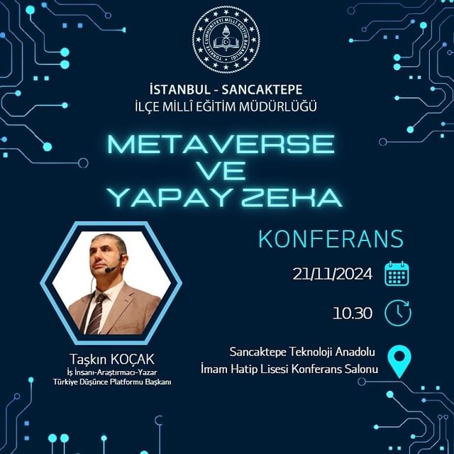 Sancaktepe'de Metaverse ve Yapay Zeka Konferansı Gerçekleştirilecek