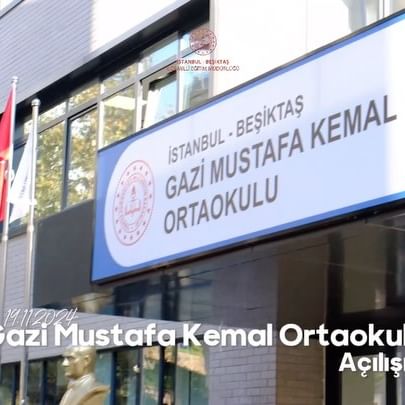 Beşiktaş Kaymakamı ve İlçe Millî Eğitim Müdürü, Gazi Mustafa Kemal Ortaokulu'nu Ziyaret Etti