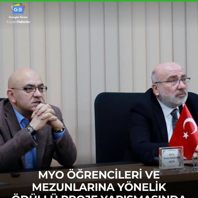 Kayseri Üniversitesi'nde Startup MYO Proje Yarışması Başlıyor