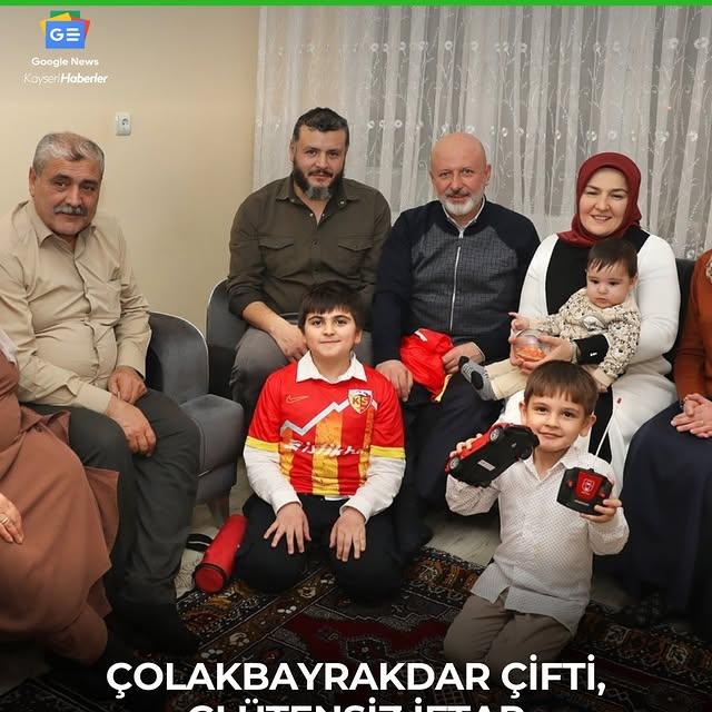 Kocasinan Belediye Başkanı, Çölyaklı Aileyle Birlikte İftara Katıldı