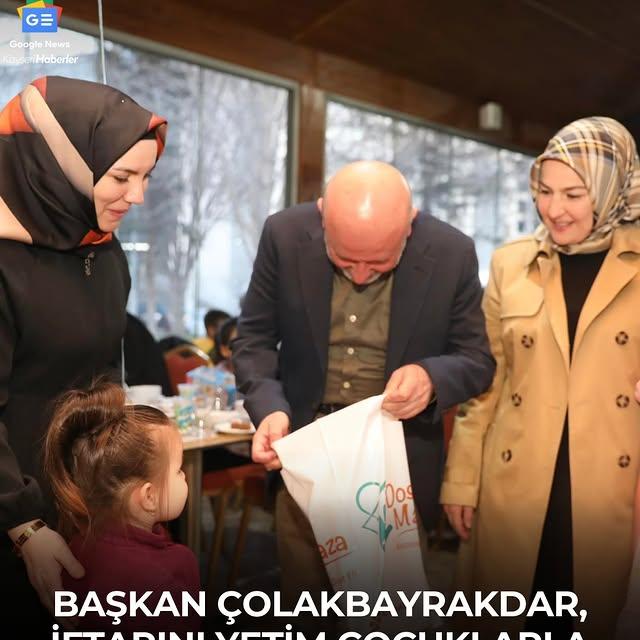 Kocasinan Belediyesi, Yetim Çocuklarla İftar Programı Düzenledi