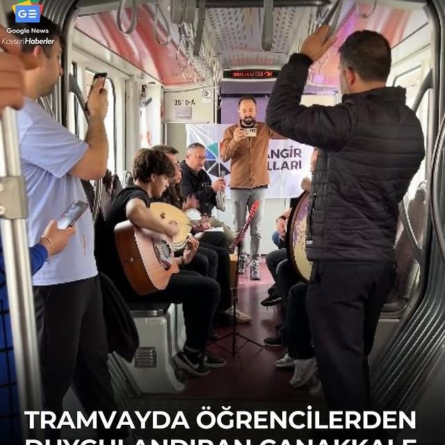 Kayseri'de Raylı Sistemde Şehitler Anısına Duygusal Konser