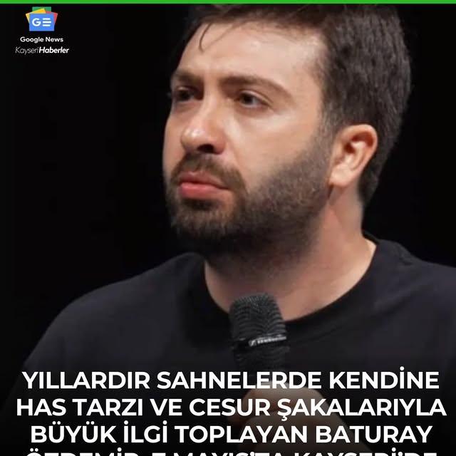 Kadir Has Gösteri ve Sanat Merkezi'nde Baturay Özdemir Stand-up Etkinliği