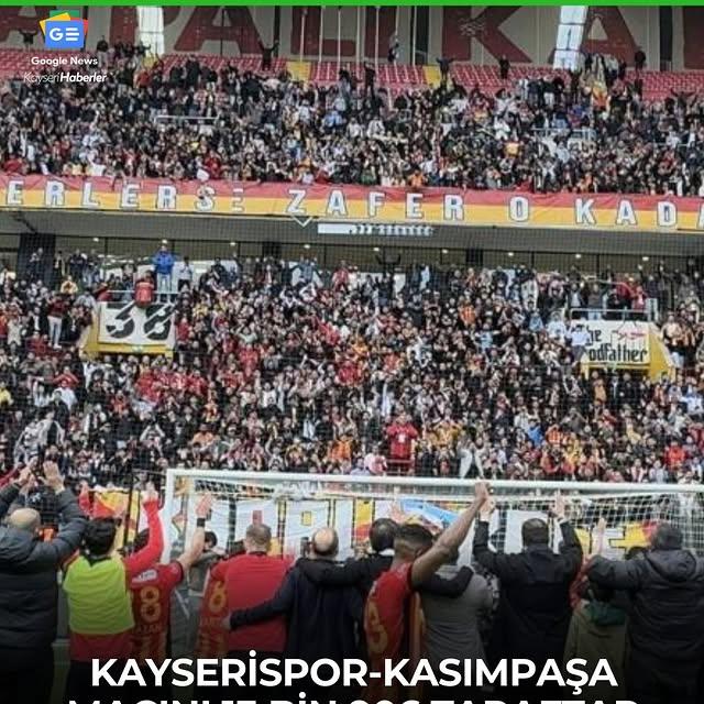 Kayserispor'da Taraftar Rekoru: Kasımpaşa Maçını 13 Bin 906 Kişi İzledi