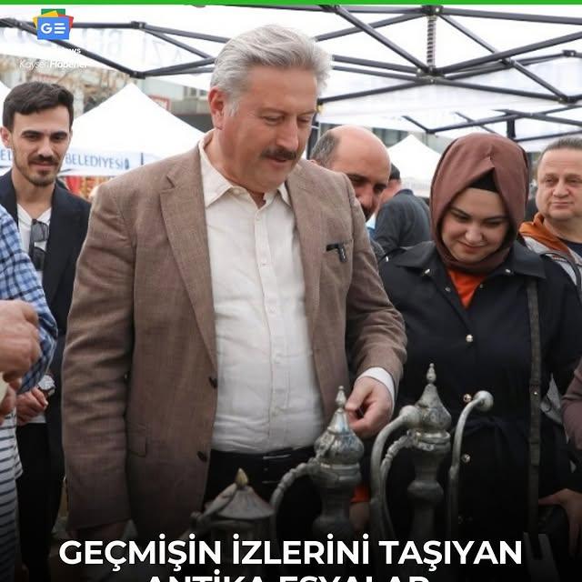 Kayseri Melikgazi'de Nostalji Rüzgarı: Antika Pazarı Vatandaşla Buluştu